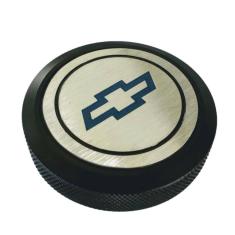 Tampa De Radiador Billet Black Chevrolet