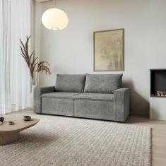 Sofá Modular 2 Lugares com Braços Laterais Zen CabeCasa MadeiraOrigina