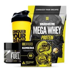 Whey Protein Mega + Kimera Thermo + Creatina Fuel 150g + Coqueteleira-Unissex