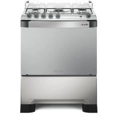 Fogão Mueller 5 Bocas Decorato Gourmet Com Tripla Chama Inox - Bivolt