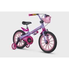 Bicicleta Infantil Aro 16 Com Rodinhas Pixie - Nathor