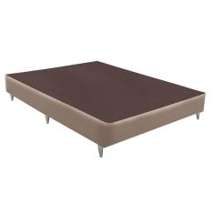 Base Box Solteiro Sommier Linho Viúva 128x188x30 Ortobom Bege