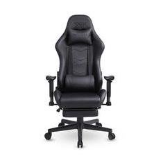 Cadeira Gamer XT Racer Speed Series, Até 120kg, Com Almofadas e Apoio de Pés, Reclinável, Descanso de Braço 2D, Preto - XTS190