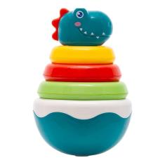Brinquedo Dino Teimoso com Argolas e Chocalho Buba 17875