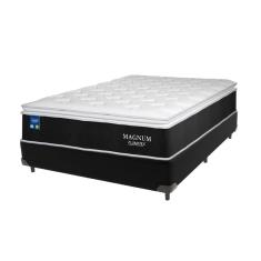 Cama Box Casal E Colchão Magnum Plumatex Chronos 180g D26
