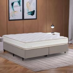 Base Box King 193x203x28cm Idea Bege Bege