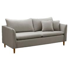 Sofá Living Kassia 2 lugares 2,04m Prata LansofBr