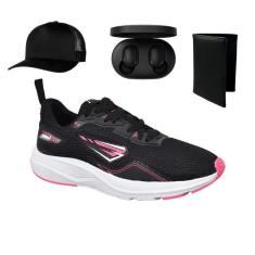 Tenis Masculino Feminino Pulse Academia Caminhada Corrida Leve + Relógio Carteira-Unissex