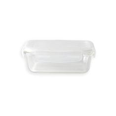 Oikos - Pote de Vidro 570ml Hermético com Trava Retangular