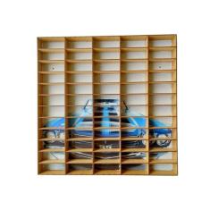 Estante Para Miniaturas Carrinho De Brinquedo Infantil Adesivado - bab