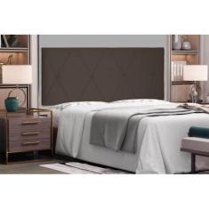 Painel Aquilla Cama Box King 195cm Suede - SSX Multicoisas - Spezzia, 