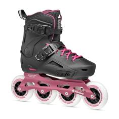 Rollerblade Tênis feminino Lightning 90 Urban Inline, preto e sangria