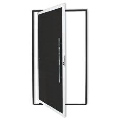 Porta Pivotante Lambril Com Puxador Super 210cm X 120cm Brimak Mix Preto