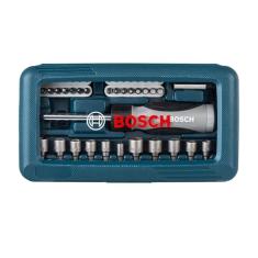 Bosch Kit de Pontas e Soquetes para parafusar com 46 peças