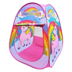 Barraca Infantil Dobravel Toca Tenda Iglu Cabana Unicórnio - Dm Toys