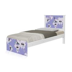 Cama Solteiro Adesivada Mapa Viagens Com Colchão