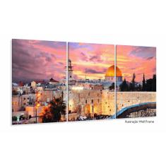 Quadro Decorativo Cidade Velha Jerusalém 129x61 Sala Quarto