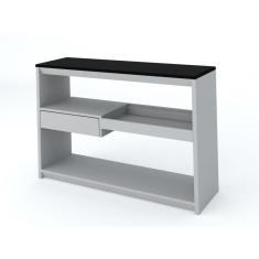 Aparador Vanessa 3 Mm Off White Preto