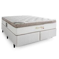 Cama Box Herval King Pallace Bambu, 71x193x203 cm, Molas Ensacadas