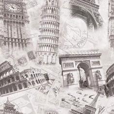 Papel De Parede Adesivo Lavável Europeu 6m