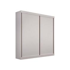 Guarda Roupa Solteiro 2 Portas 3 Gavetas - São Paulo-Branco - Leifer Móveis