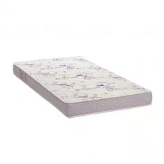 Colchão Solteiro Espuma D20 Physical Ortobom 12cmx88cmx188cm Branco/Roxo