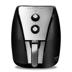 Fritadeira Air Fryer Britânia 5 Litros Antiaderente Preto Inox BFR40PI - 220V