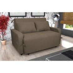 Sofá Cama Amora Suede Cappuccino B255 - Matrix