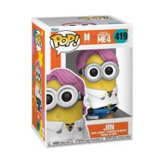 Boneco de vinil Funko Pop! Rocks Minions x BTS Jin com 10,8 cm de altura