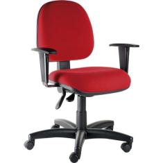 Cadeira Executiva para Escritório Linha Confort Vermelho - Design Offi