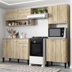 Armário Cozinha Compacta Arizona Essence Carvalho Carraro