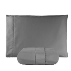 Jogo de lençol ponto palito casal king 03 peças 400 fios - AMORA ENXOV