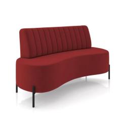 Sofá 2 Lugares Living 160cm Pé Ferro Pto Maraú Veludo K01 - D'Rossi - 