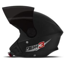 Capacete New Liberty 3 Three Viseira Fumê Moto Aberto Pro Tork Seguran