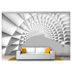Papel De Parede Túnel Profundo Geométrico 3D At40 - Você Decora