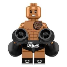 Boneco Blocos De Montar The Rock Dwayne Johnson - Mega Block Toys