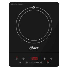 Cooktop Portátil por Indução Oster em Vitrocerâmico com 01 Boca, Painel Touch Preto - OTOP100