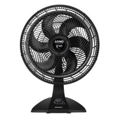 Ventilador De Mesa E Parede 40cm Arno Vf42 Turbo Force, 2 Em 1, 6 Pás,