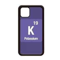K Potássio Elemento Químico Chem para iPhone 12 Pro Max Capa para Apple Mini Mobile Case