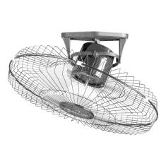 Ventilador de Teto 360° Premium 60 cm Grade de Aço Preto Bivolt - Venti Delta