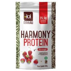 Harmony Protein Morango Vegana Rakkau 600G