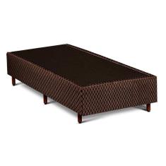 Cama Box Base Solteiro Universal Rústico Brown (88x188x25) - Polar