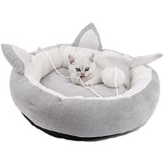 Cama De Donut Redonda Para Animais De Estimação, Cama De Cachorro De Pelúcia Macia Para Gatos Ou Cães Pequenos, Cama Redonda Lavável Durável Para Gatos, Tapete De Pelúcia Lavável Removível, Fundo