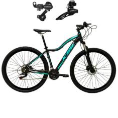Bicicleta Aro 29 KSW MWZA Feminino 24 Velocidades Alumínio MTB Câmbios