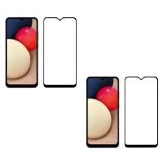 Kit 2 Películas De Vidro 3D Tela Toda Galaxy A02s - Yellow Cell
