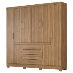 Guarda Roupa Casal 8 Portas New Realce Amendola Touch Demobile