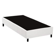 Cama Box Base Solteiro Universal Courano White (78x188x20) - Costa Rica