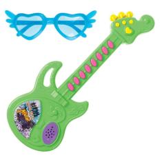 Guitarra Musical Com Óculos Brinquedo Infantil Mini Guitarrinha Com Som