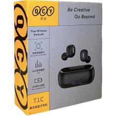Fone De Ouvido In-Ear Bluetooth 5.0 Sem Fio Qcy T1C Preto