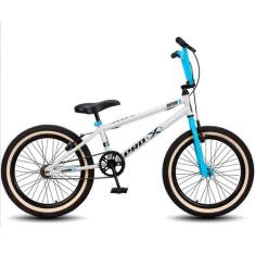 Bicicleta Aro 20 Bmx Pro-x Série 1 Freio V-brake Pneu Balão, Branco, A